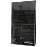 Specchio LED Verticale | Pulsanti touch | Funzione anti-appannamento | Luce bianca neutra - Reyze Serie Motivated Modello 7